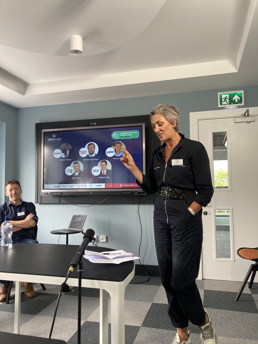 CaitMordan's tweet photo. Kickstarting our @atimcluster Spotlight in Advanced Manufacturing @RoboticsDrives! In the very capable hands of our moderator @JoanMulvihill @Siemens https://t.co/dUoU7DqBAl