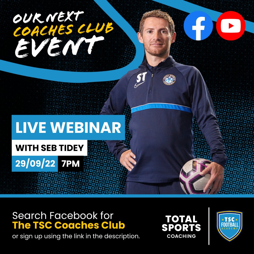 With the new grassroots season starting i am running a free webinar/facebook live for coaches who work with under 7 and 8s teams. Please share far and wide. Coaches can sign up here: bit.ly/3KFeRvI