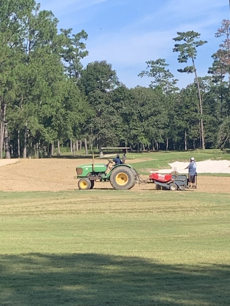 Finally! Dry enough to plant some grass! Great project to be a little part of! Thanks JC and Steelwood CC! #craftfarmsateam