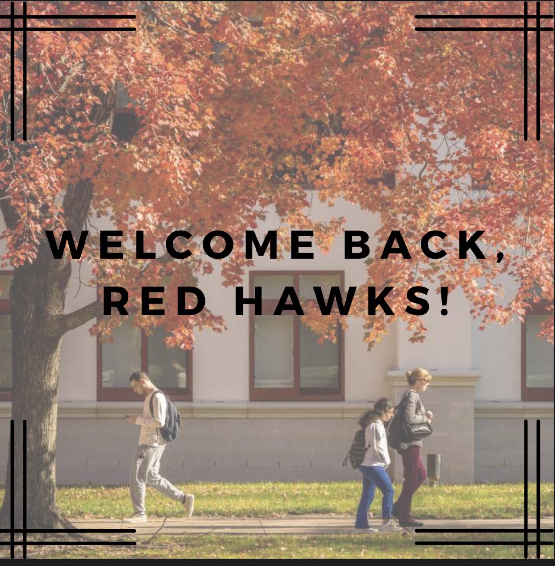 Montclair_CAST's tweet photo. Happy first day of the fall semester, Red Hawks! This is going to be a great semester and we are looking forward to seeing you around campus!!! https://t.co/Z7fddD2jeT