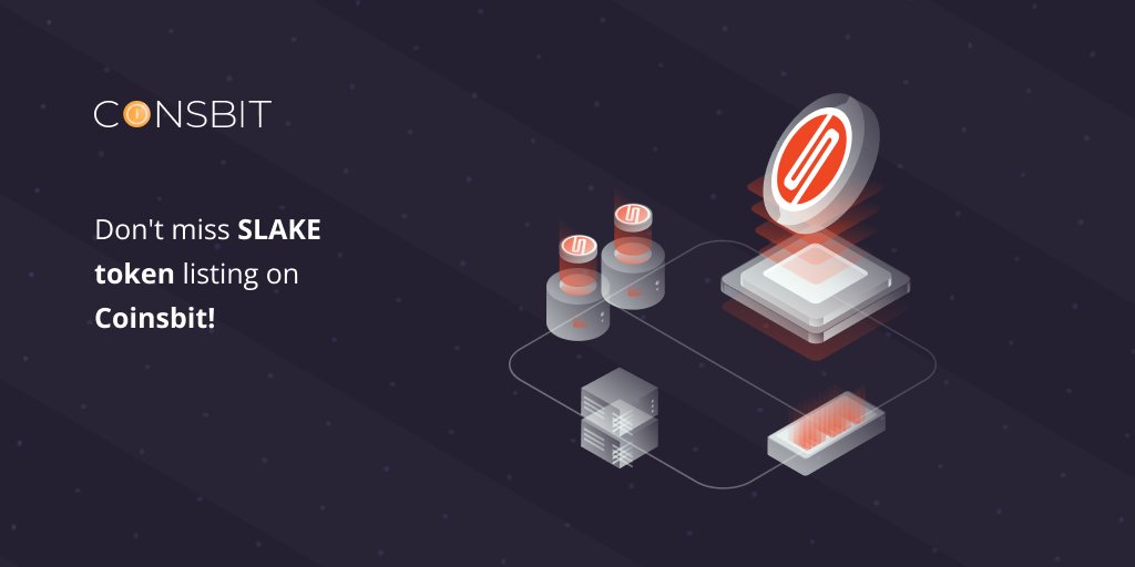 🔥 Don't miss SLAKE token listing on Coinsbit! 🔥

💥 Dear users, we are glad to announce that SLAKE (slake.it) token will be available on Coinsbit on September 05, 2022!

💵 Pair:
SLAKE/USDT

✅ To get more info: t.me/coinsbit_annou…

#Coinsbit #Listing #SLAKE