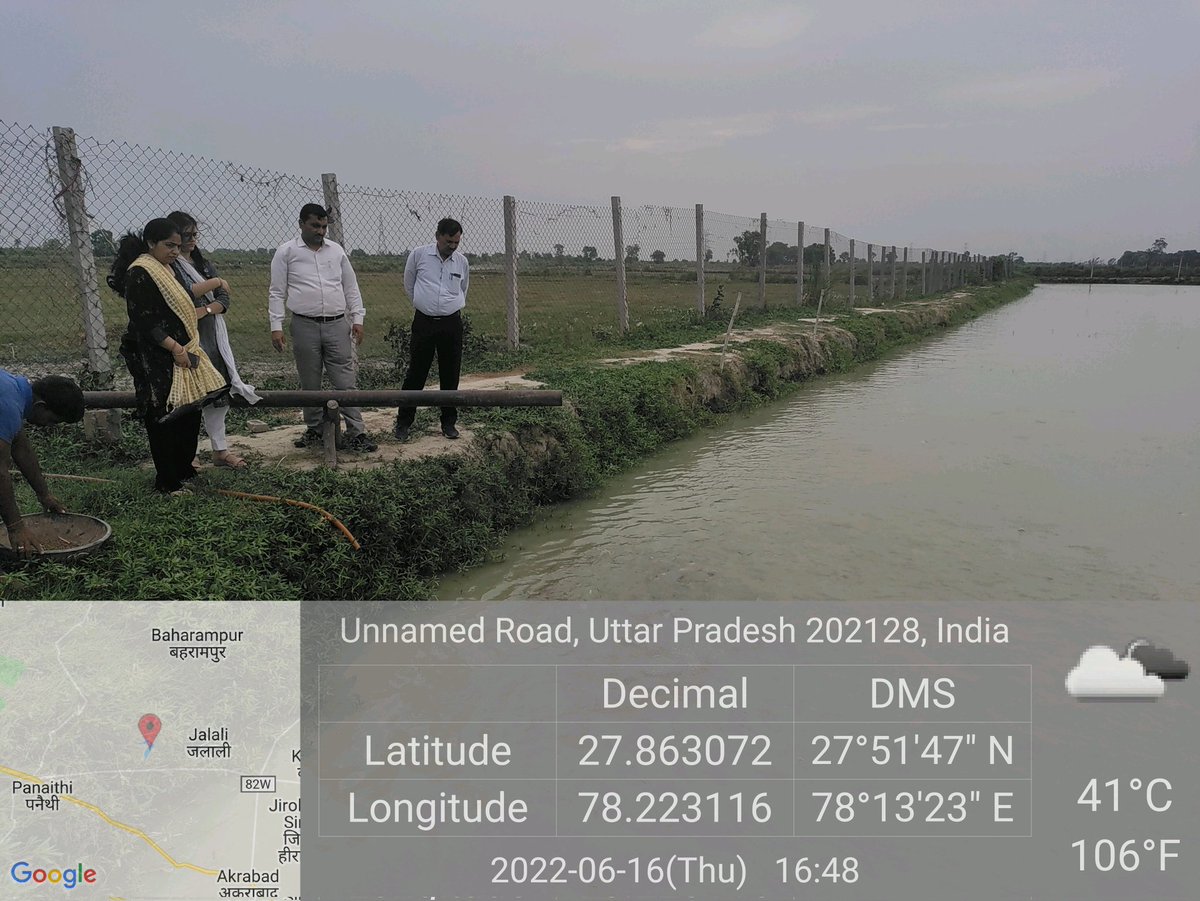 New pond construction  pmmsy 2020-21 aligarh