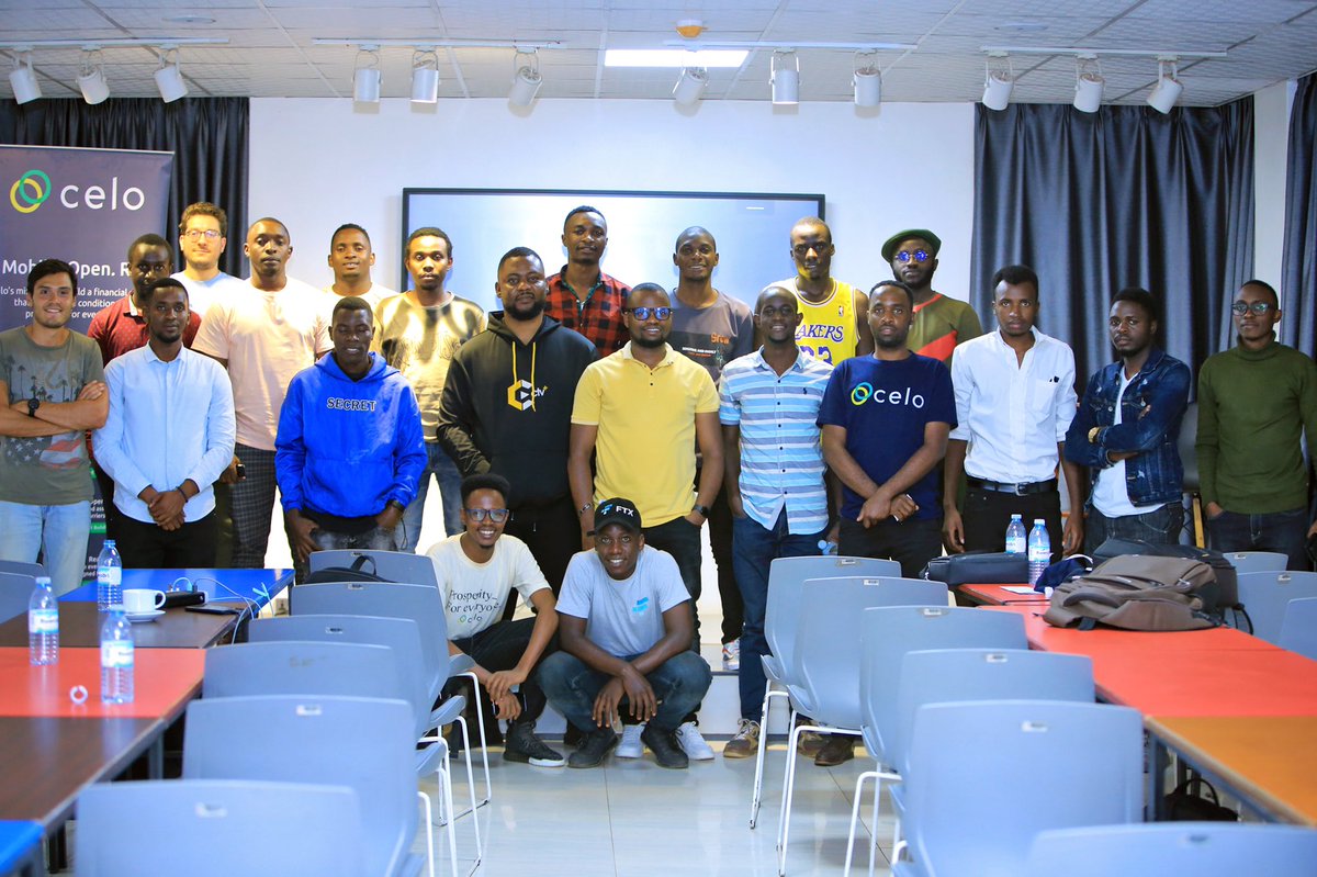 0xeliashezron's tweet photo. I am glad to have presented a demo on how to build a basic food vendors Dapp built on the celo blockchain to the @CeloOrg community in Uganda 🇺🇬. 
This was after I completed the ‘introduction to celo blockchain’ programming by @dacadeOrg. https://t.co/ZsPRmgvKH9