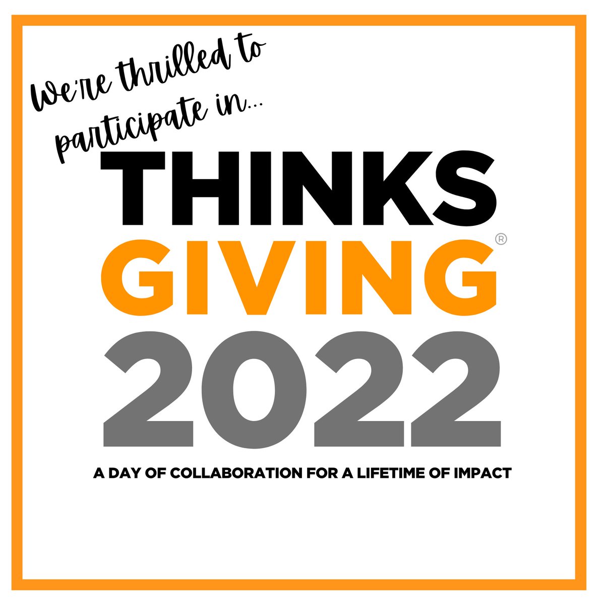 On November 3, 2022 Business Partners and Nonprofits pair on Thinksgiving Day for a full day of strategic thinking and creative problem solving followed by a party! Rise is honored to be a participant. Filament #Thinksgiving 
ow.ly/m1NC50KySAe