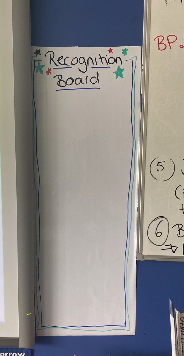 fraukennedy's tweet photo. Added to the classroom from today on: pupil of the week and positive recognition board, where we will focus on one skill per lesson โญ๏ธ #PositiveRecognition #edutwitter #classroom https://t.co/loQlHLzTDP