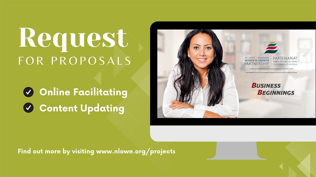 nlowe_org's tweet photo. Do you have experience working with aspiring women entrepreneurs and know the reality of under-represented women in NL? 

We seek a highly organized &amp; confident facilitator with experience in business-related online facilitation and content development.
➡️https://t.co/8P5Ibj01pF https://t.co/H1kycBi26d