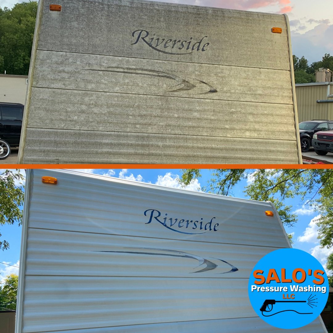 SalosWashing's tweet photo. Nasty Camper all cleaned up!

📞 (937) 903-7946 

#PressureWashing #PowerWashing #CamperWashing https://t.co/OGDN1UVchk