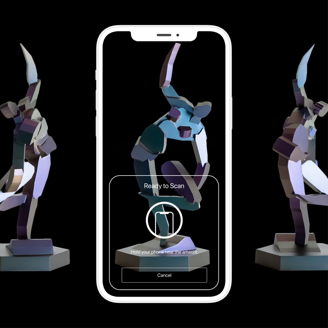 If you were lucky enough to get your hands on one of #JonathanChapline's "Balancing Figure" editions last year, don't forget to register your digital ownership.

#AuthenticatedbyZHEN