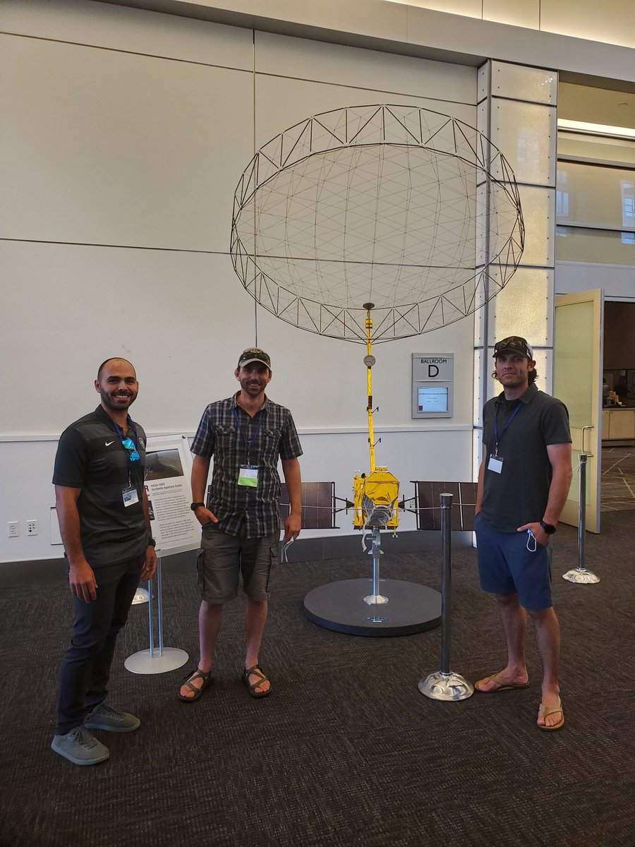 WebbHydrology's tweet photo. Had a great time at the #nisarscience22 workshop this week. There are some very exciting scientific possibilities in the future with this new satellite. https://t.co/13rlhy0AR1