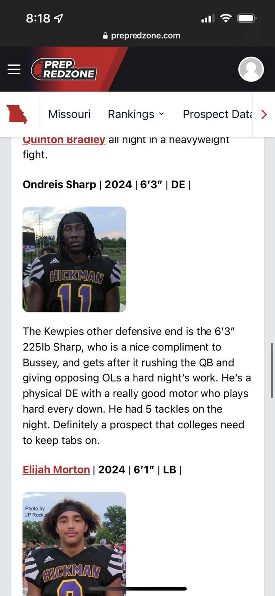 Thanks for the write up @JPRockMO @CoachAlvis @KewpAthletics @Kewpiefootball @tgkfootball45