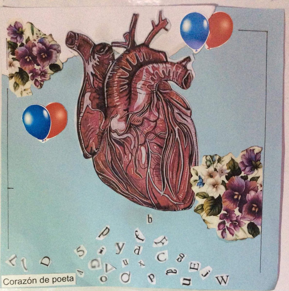 Panmora_Artpost's tweet photo. En mi taller de síntesis III realizamos una portada de una canción, las cuales yo escogí Zero o'clock de BTS y corazón de poeta de Jeanette
Con técnica de collage y tratando de retratar llegando a lo absurdo lo que es la escencia de la canción https://t.co/x41mqgGB6Q
