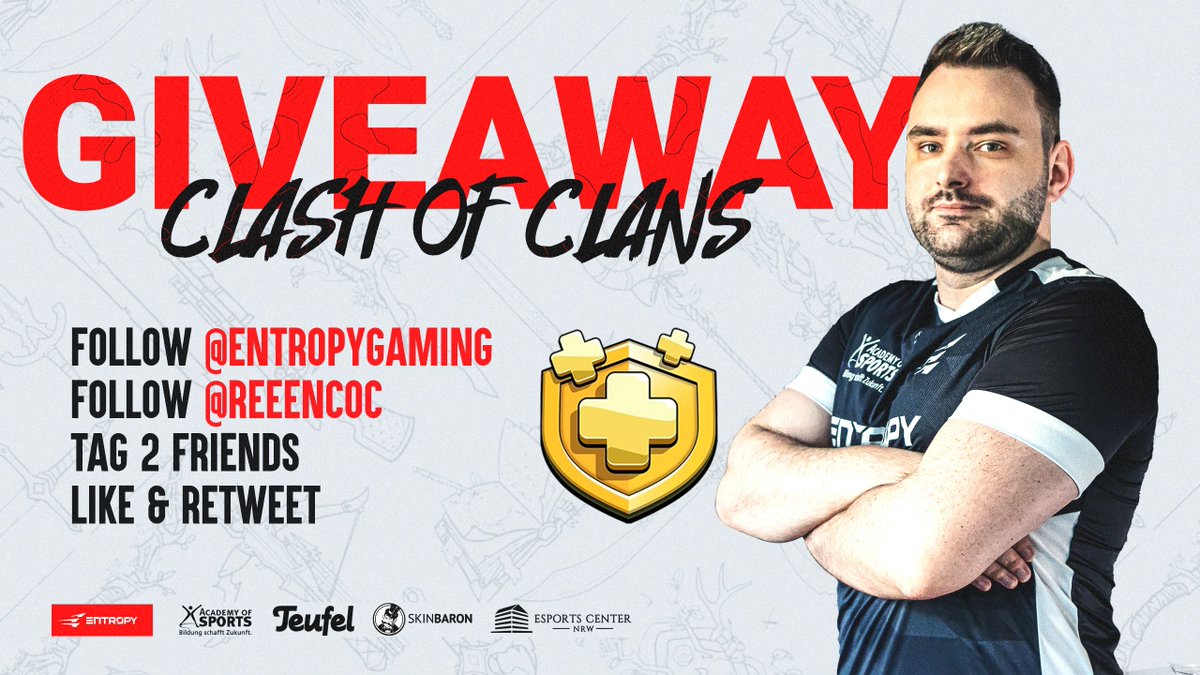 📣#Giveaway
Hey zusammen ✌️
Jemand Lust einen Goldpass zu gewinnen?
Auf geht's!⚔️🔥

✅Follow 
<a href="/EntropyGaming/">Entropy</a> &amp; <a href="/ReeenCoC/">Reeen</a> 
🔁 Like and retweet
🙋‍♂️ Tag 2 Friends
⏳  7 Days to enter