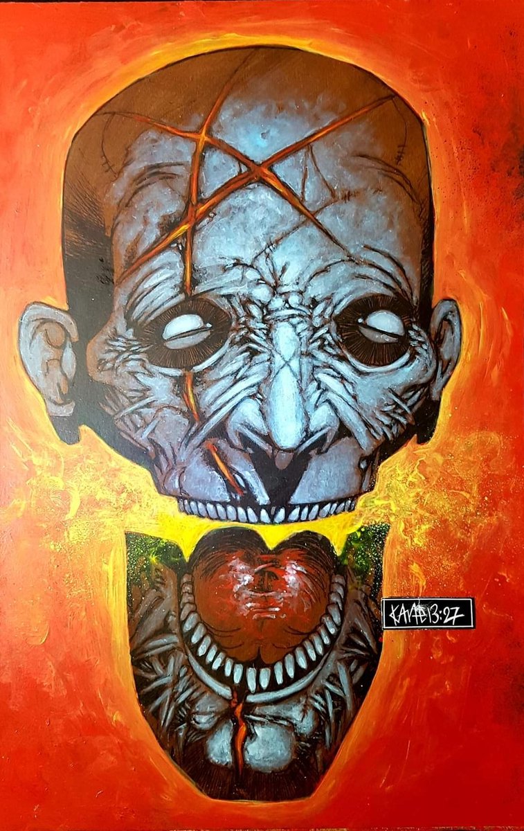 Stevekane1327's tweet photo. SIGN OF VOOR 
From #XIIIMomentsofDread 

#kane13227 #darkart #darkartist #Occult #occult #occultartists #occultart #biomech #biomechanic  #biomechanical #monster #monsterart #brokenface #void #book #artbook #endoftheuniverse #devil #Death #death https://t.co/mGMFBZAGIl