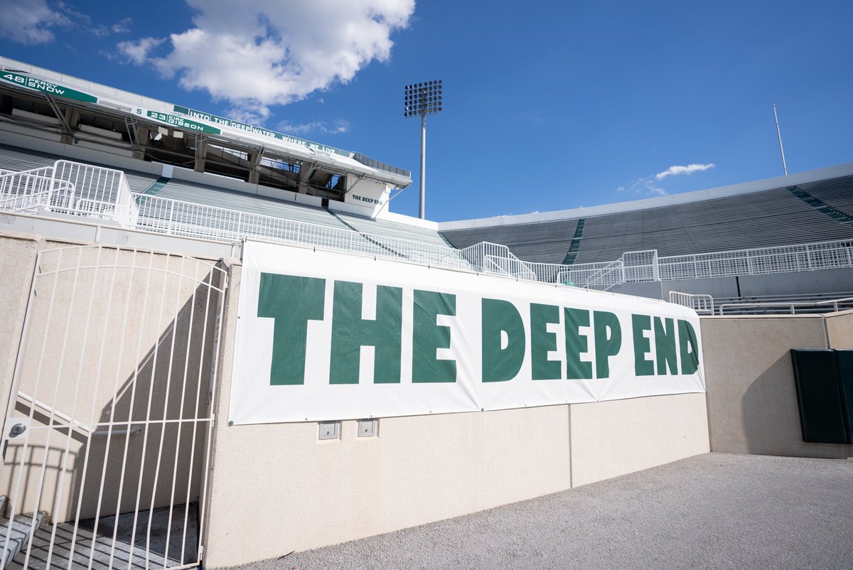 MSU_Athletics's tweet photo. Coach Tucker said it best: "We want to drag them into the deep water, where we live."

The Deep End looks a little different this year 👀 https://t.co/u2IqusPZMC