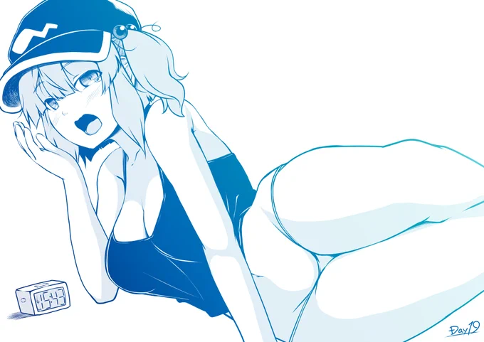 #100日チャレンジ
19日目のにとりさんです。おはよう。 