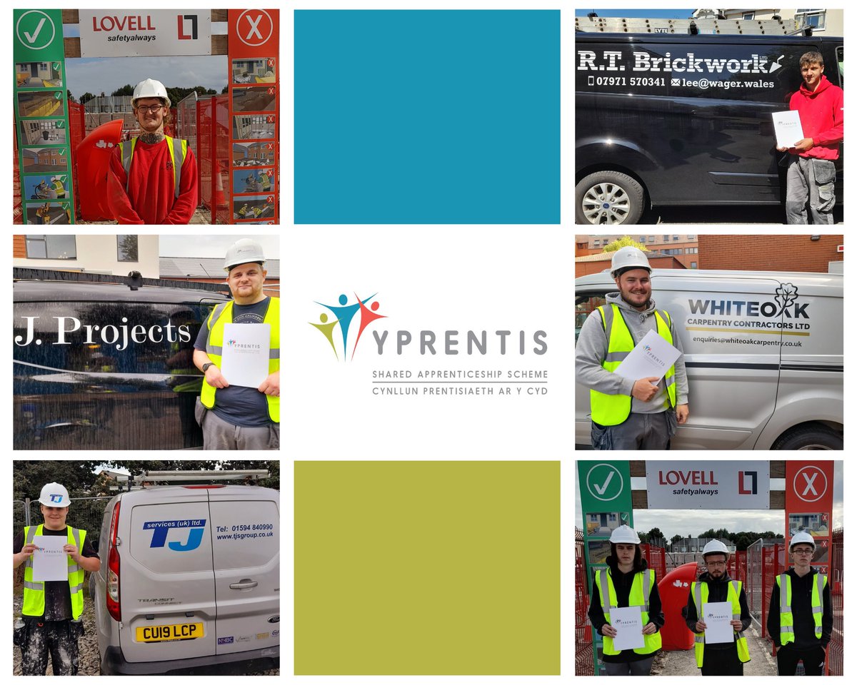 Its been a busy August. Welcome to our new apprentice starters Nathan O'Brien, Tom Wager, Craig Gould, Josh Evans, Jack Hayes, Rhys Thomas, Harrison Williams and Charlie Edwards. Thanks to @yprentishosts Cavendish Park, RT Brickwork, TJ Services, J Projects and Whiteoak Carpentry