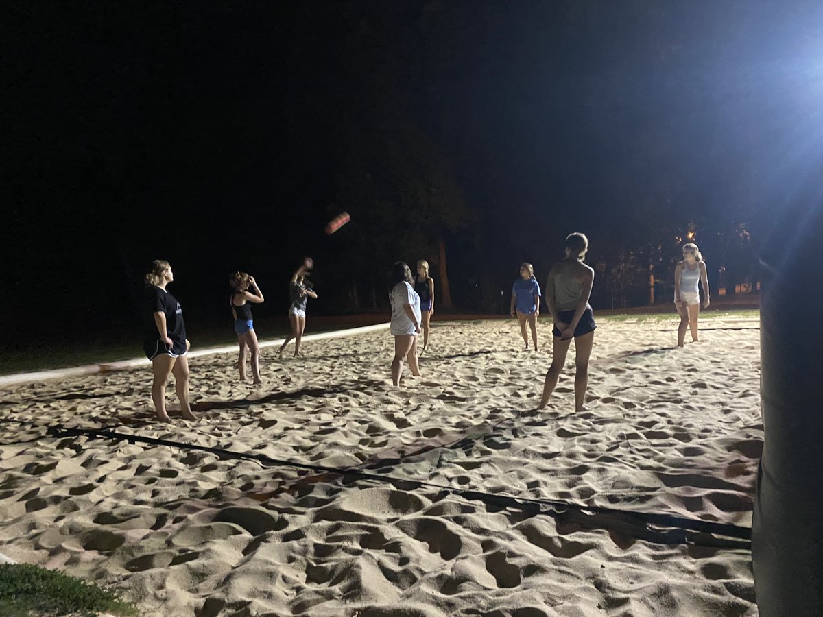 WCDS_Trips's tweet photo. A little bit of friendly competition with boys vs. girls nighttime volleyball #WCDSGrade10 #WCDS10thTrip https://t.co/nzeT0z9EIp