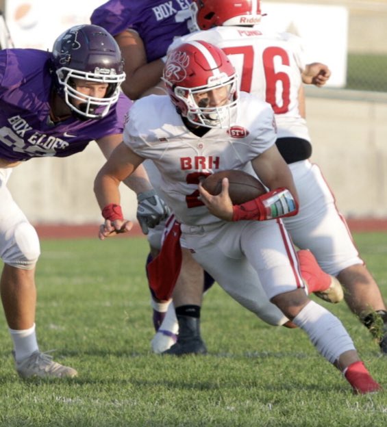 BRVoice6's tweet photo. Tonight is the 102nd Battle for the Golden Spike. Box Elder at Bear River. Longest uninterrupted rivalry in state history! @JarDeeNessen and myself will start our pregame at 6:45pm, kick off at 7pm. Catch all the action on 104.9 The Ranch. Don’t miss it Bears fans! https://t.co/LagSoM6Y3B