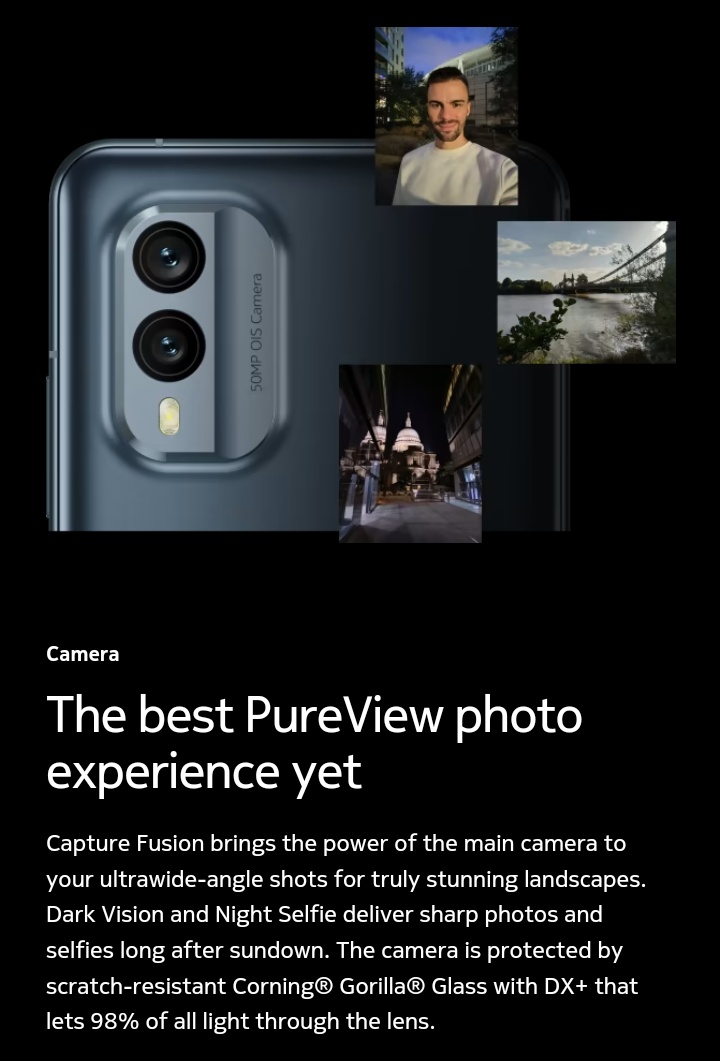 teampureview's tweet photo. Nokia X30 5G is the latest PureView.
-Aluminium Build
-50MP OIS (2.0µm 4-in-1), f/1.8, 1/1.57”
-13MP UW 123°FoV f/2.4, 1/3.06" with Capture Fusion
-Corning Gorilla Glass with DX+ coating
I really love the clean design and new colours.
Your thougts?
#NokiaX305G #TeamPureView https://t.co/QVPwPmvfcm