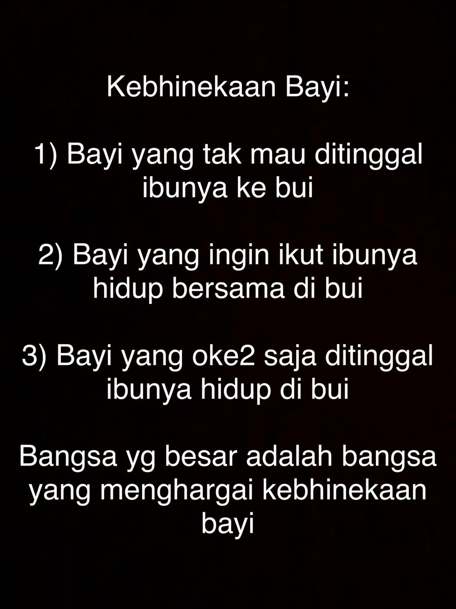 sudjiwotedjo's tweet photo. Ada yang mau nambahin tipe2 bayi ini 👇🏿, Cuuuk? https://t.co/jOCzNYGNfZ