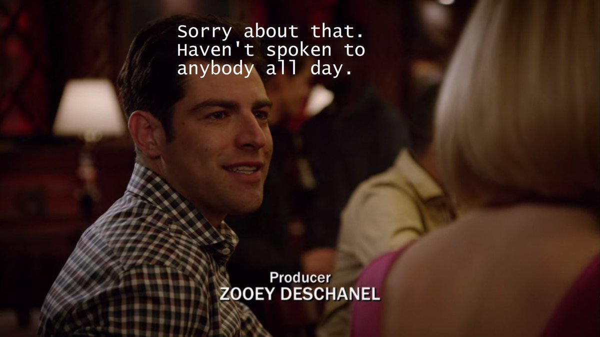 out of context new girl tweet media