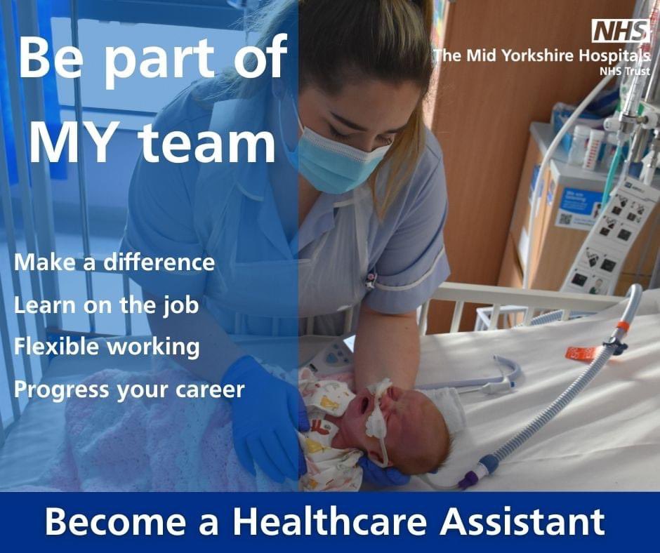 MahmudNawaz's tweet photo. Aged 16-24 & looking for a new and exciting challenge? Come and #BePartOfMYTeam at @MidYorkshireNHS
Friday 9 September event with Jobcentre Plus and Step Up at Job Centre, Navigation Walk, Wakefield Waterfront, WF1 5RH
โฐ 10am - 4.45pm. Details on FB โฌ๏ธ
https://t.co/RgiKQdcnTI https://t.co/PnkajhrMGc