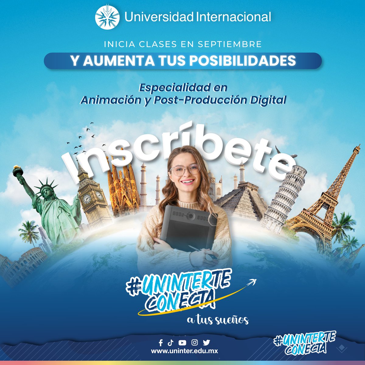 Uninter_Cuerna's tweet image. Fortalece tus competencias en un ambiente multicultural con nuestro programa de Especialidad en Animación y Post-Producción Digital. 📽️🎚️

Genera producciones audiovisuales de calidad y vanguaria.💻🖌️

#UninterTeConecta con el mundo profesional🌐