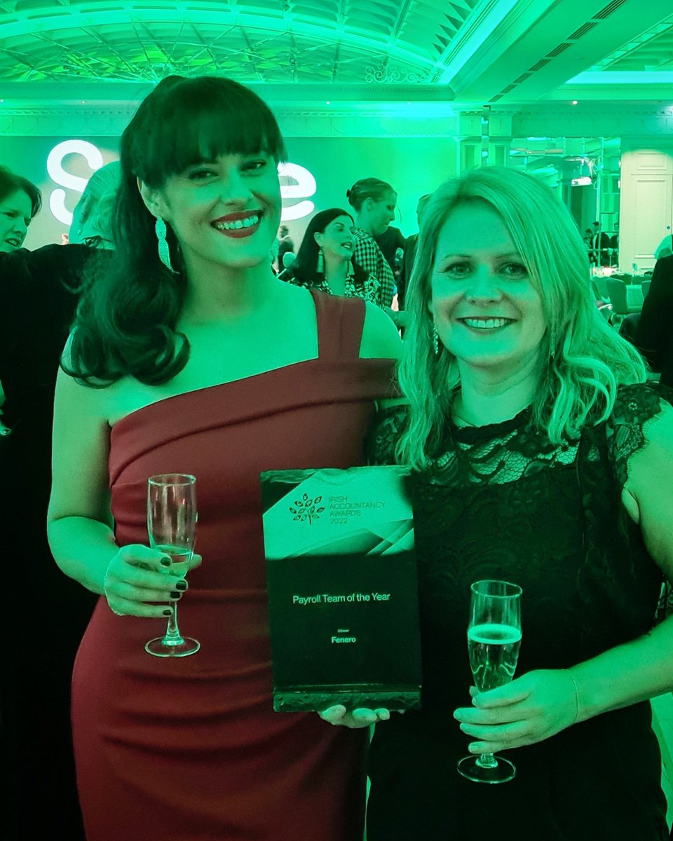 We're thrilled and honoured that <a href="/Fenero/">Fenero</a> received the award for Payroll Team of the Year at last night's 2022 Irish Accountancy Awards! A very big thank you to all at <a href="/AccountancyIRL/">Accountancy Awards</a> for this very meaningful recognition of our expertise &amp; customer solutions! #accountancyawardsirl