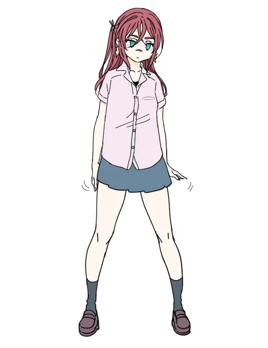 するめちゃんのひみつ  八月中に夏服描こうと思ってたが今思い出した。 