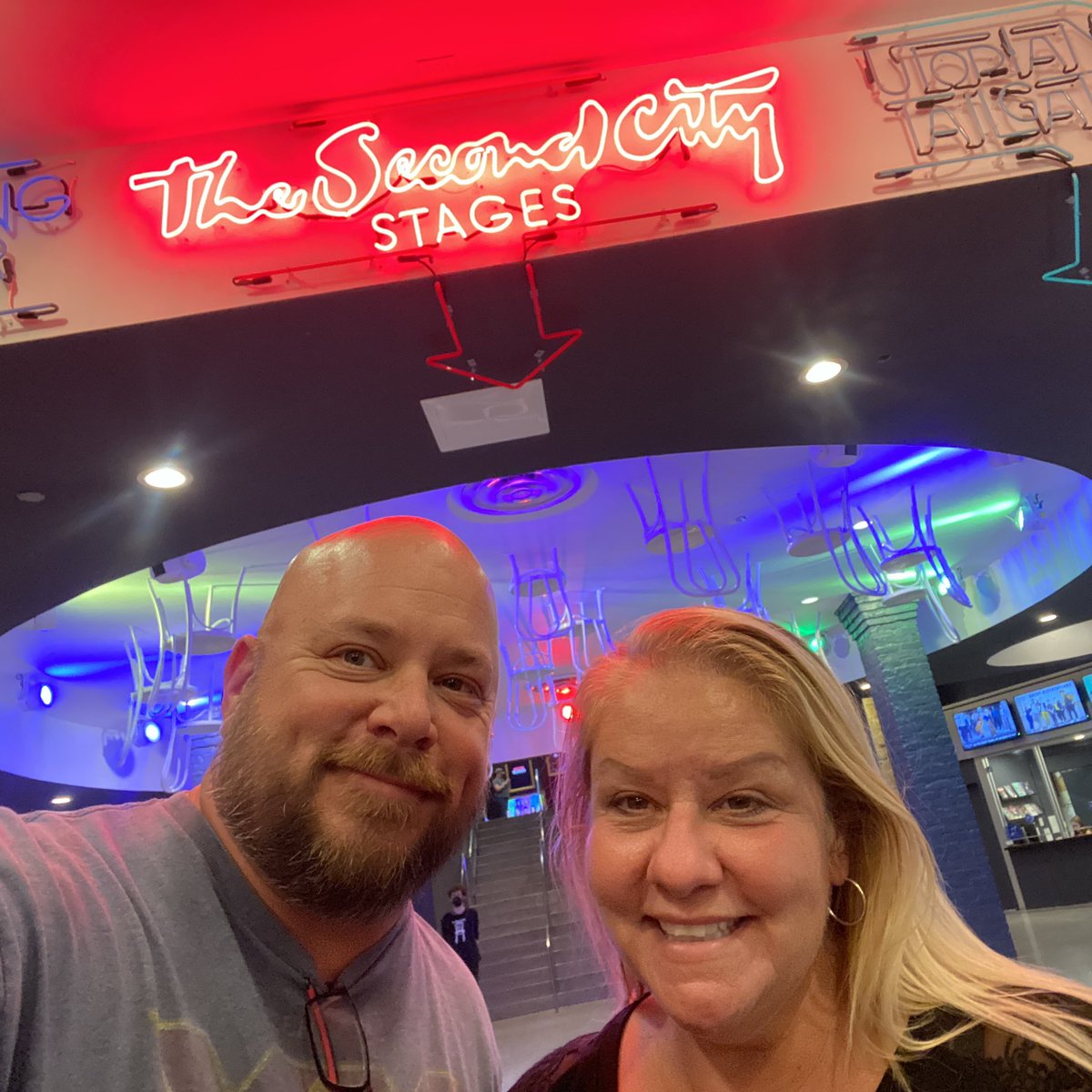 BrycePorter's tweet photo. Saw @themarkcampbell and five other amazing improv comedians at The Second City show Great Altercations last nightly - hilarious!  Highly recommended! https://t.co/FHQE6mqGxu