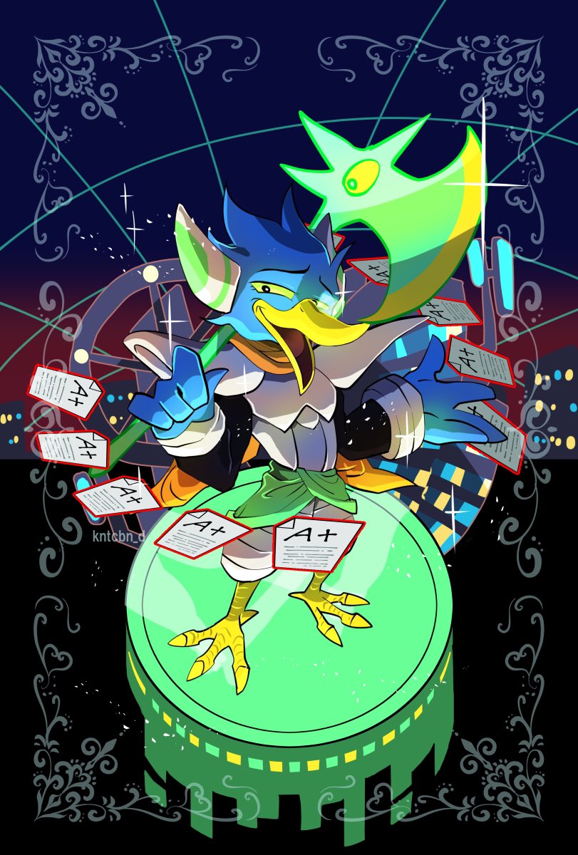 kntcbn_d's tweet photo. #deltarune #Berdly https://t.co/gzIIQ7N1ZE