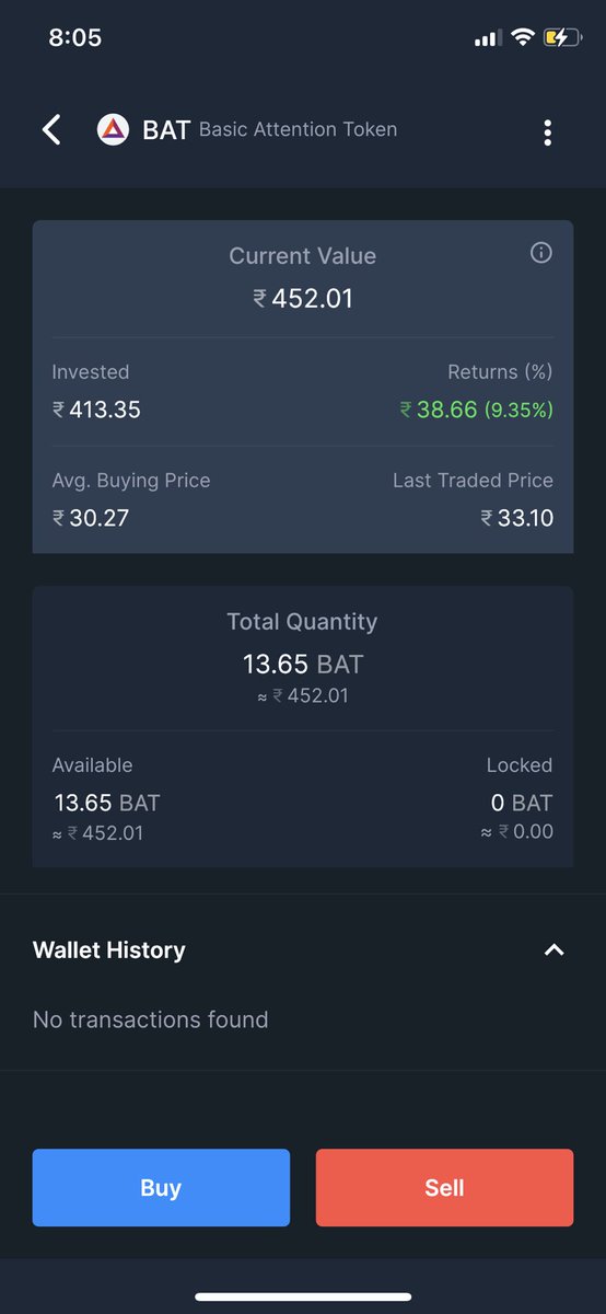 Sadiq_5188's tweet photo. @CoinDCX can you guys tell me why there is price difference in Coindcx app and Coindcx pro app https://t.co/0X2r6XX6Z4