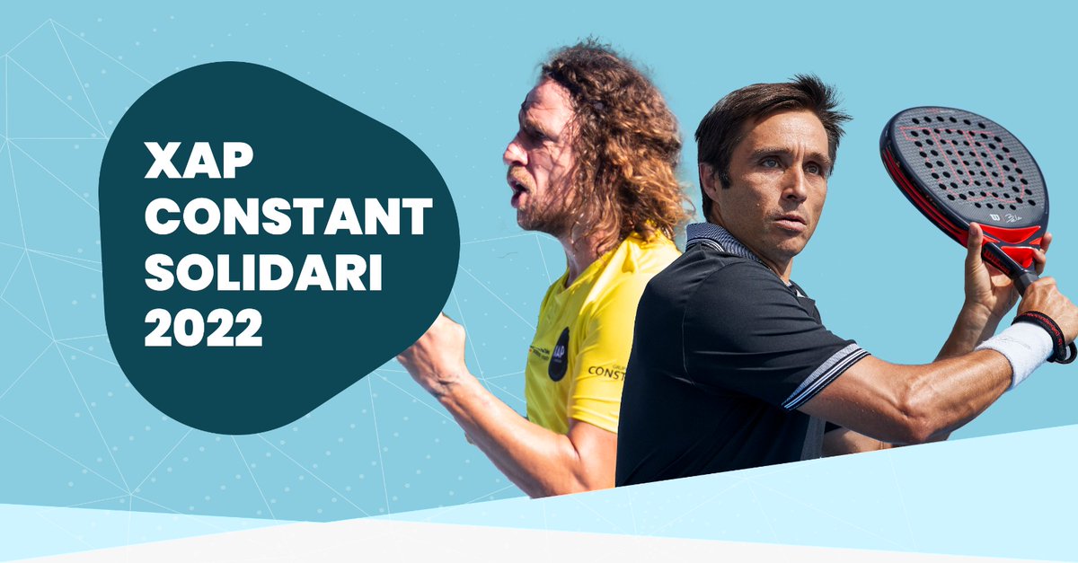 ¿Os hace un partidito de #padel con <a href="/Carles5puyol/">Carles Puyol</a> o <a href="/FBelasteguin/">FernandoBelasteguin</a> y echar un cable a <a href="/SJDbarcelona_es/">Hospital Sant Joan de Déu Barcelona ES</a> contra el #CancerInfantil?

<a href="/GrupoConstant/">Grupo Constant</a> organiza un TORNEO BENÉFICO y somos orgullosos patrocinadores😊

¡Entrad a la web y nos vemos en unos días! xapconstant.com