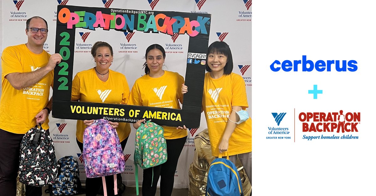 Cerberus Capital Management (@cerberuscapital) on Twitter photo Proud to partner with longtime friends at <a href="/VOAgny/">Volunteers of America-Greater New York</a> for this year’s Operation Backpack campaign. Our team enjoyed raising funds and volunteering at the warehouse to provide backpacks and school supplies to children in shelters across NYC. Here’s to a great school year ahead! Proud to partner with longtime friends at <a href="/VOAgny/">Volunteers of America-Greater New York</a> for this year’s Operation Backpack campaign. Our team enjoyed raising funds and volunteering at the warehouse to provide backpacks and school supplies to children in shelters across NYC. Here’s to a great school year ahead!