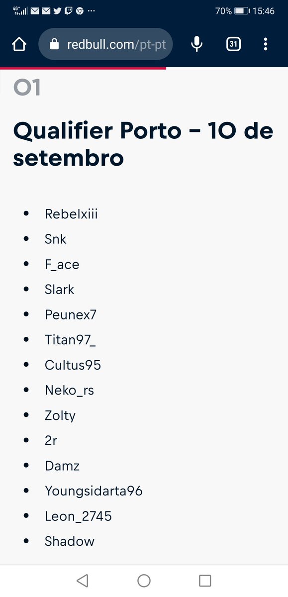 Qualed for Redbull Francamente! Bambora 🌎