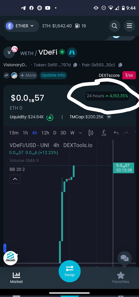 $VDeFi IS UP 4,000% AND NOT STOPPING 🔥🔥💥💥🚀🚀🚀
JOIN US 👉 t.me/VisionaryDeFi
#visionarydefi #LunaR #lunasrebirth #crypto #cryptocurrencynews #cryptos #lunc #cryptonews
