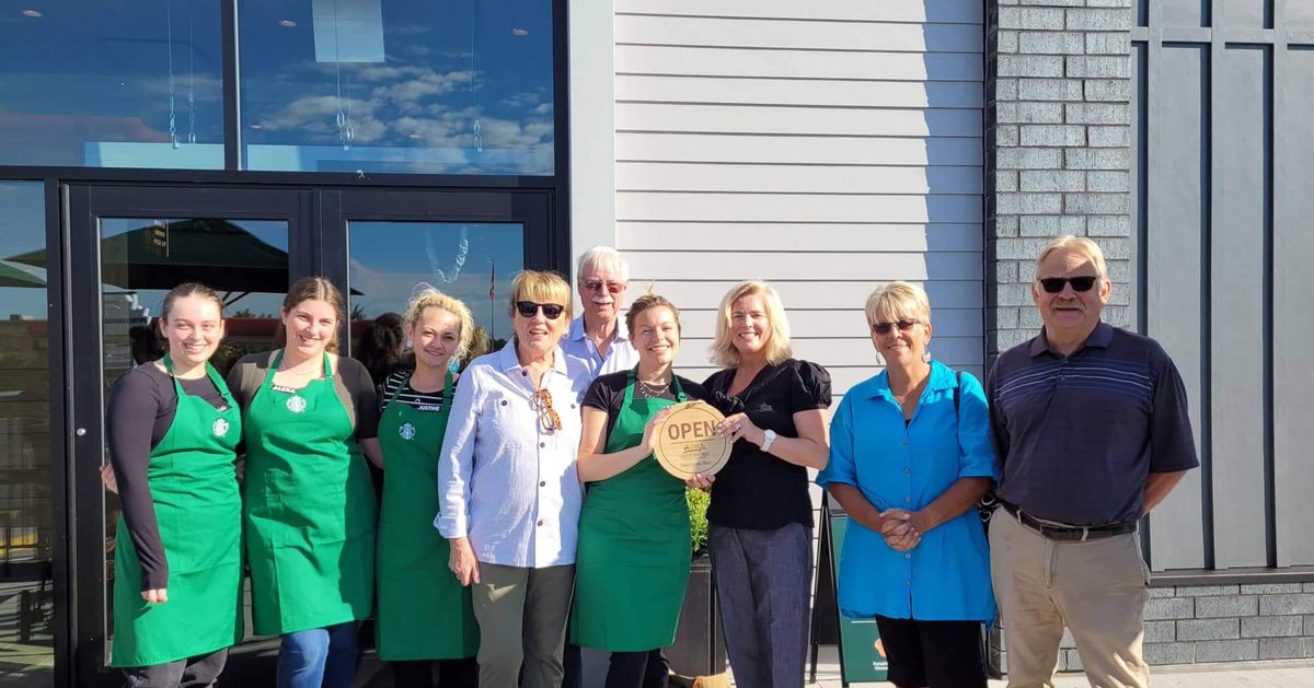 Gateway2Muskoka's tweet photo. Welcome Starbucks! Congratulations on your grand opening today! Visit them at 1170 Muskoka Rd. S. ☕☕☕ https://t.co/VJMh86uJAO
