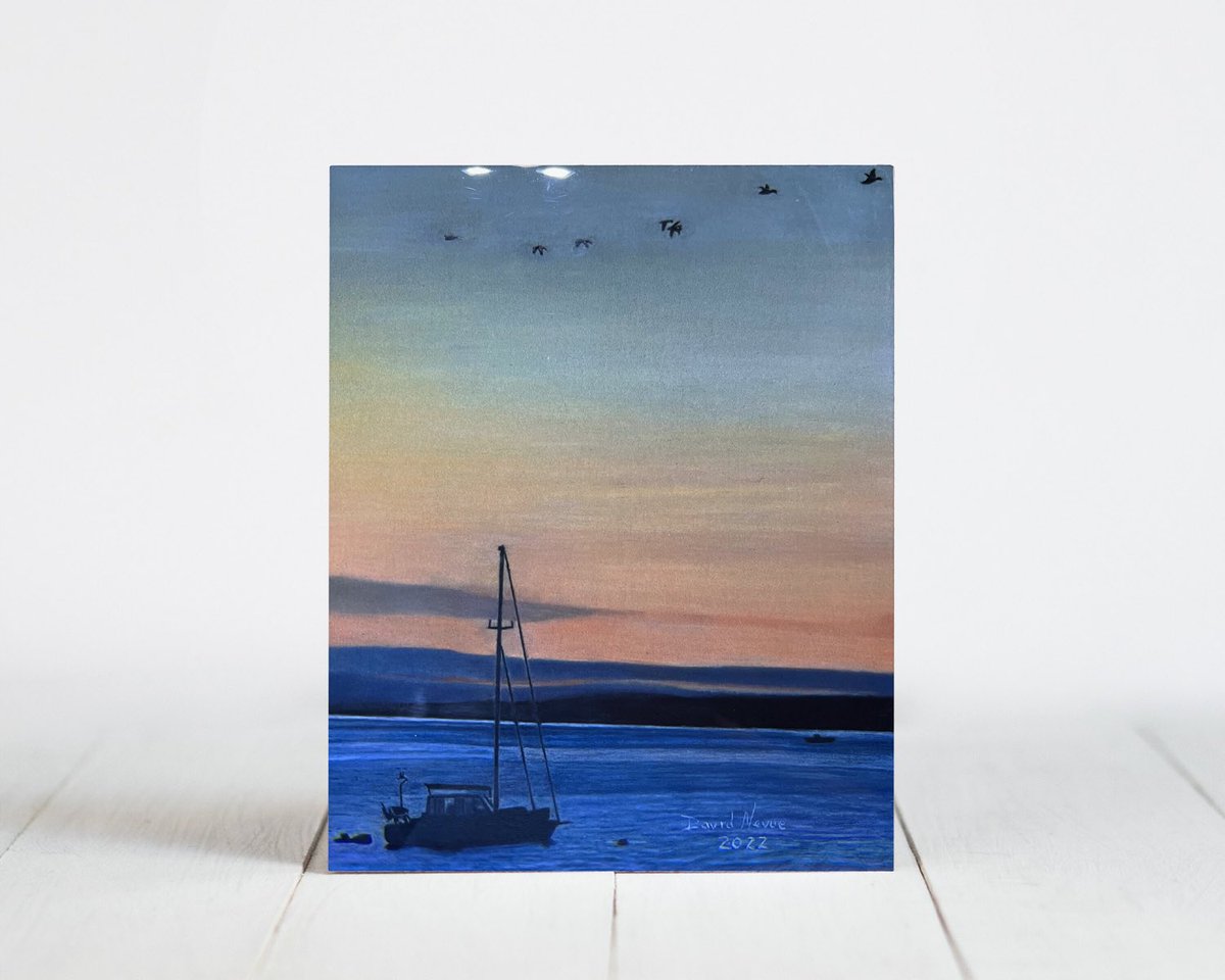 NevueArt's tweet photo. FLASH SALE ENDS SOON! Sunrise Bar Harbor 8 " x 10" Ceramic Tile #etsy #decorativetile #trivet https://t.co/42Rt1j4mn5 https://t.co/Aa69dEmIez