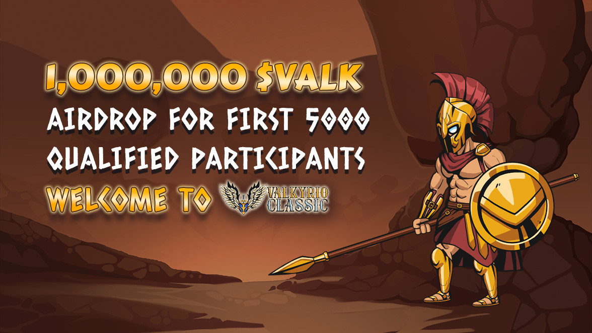 🚀SIGN UP TO GET FREE VALK FROM VALKYRIO CLASSIC AIRDROP 🤟Sign up now: airdropalert.com/valkyrioclassi… ⚡️⚡️⚡️1,000,000 $VALK tokens (~$ 3,000) will be airdroped to the Top 5,000 qualified players on the Leaderboard🚀🚀🚀 🕹Play Valkyrio Classic now: classic.playvalkyr.io