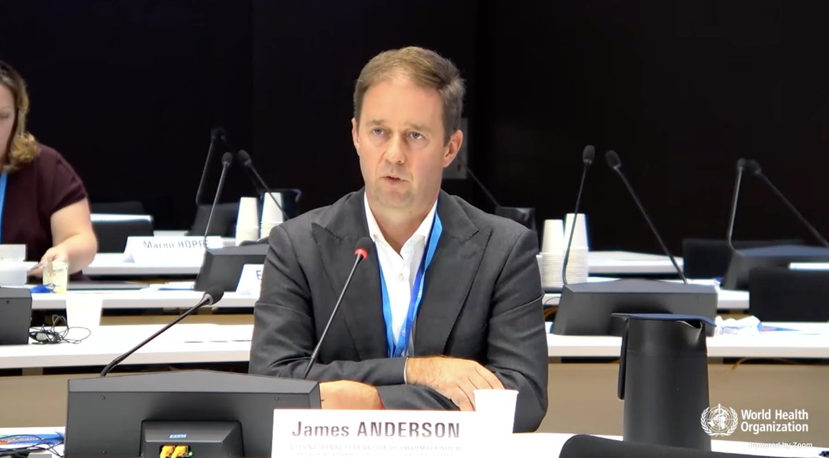 James Anderson, Executive Director for Global Health @IFPMA is summing up the panel discussion on AMR. He says we need to prepare for the next health emergency and that is not the same as preparing for a repeat of Covid #H20Summit