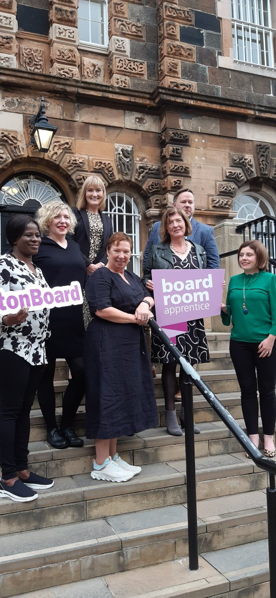 mhclg's tweet photo. Today, @SueGrayCO, met with Boardroom Apprentices on the NI programme. 

We are extending this initiative across the UK to create more diversity in executive positions.

Applications open in Autumn👇🏽
https://t.co/aeXBt5ddVX https://t.co/qF8Y10Pv8E