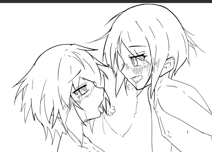 舜くんと嵩也くん描いてんですけども( 'ω')
まあ…なんかそういう方向性なんですけども( 'ω')
(なんか粘液の表現が最近上手くなった気がする)とか冷静に考える今日このごろであります( 'ω') 