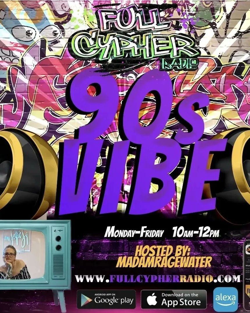 MandieRH20's tweet photo. Everytime! 

2nd hour of #90svibewithmadamragewater starting soon! 
@Fullcypherradio

What do you wanna hear? 

#fullcypherradio #90svibe #rapmusic #90shiphop #internetradio #FCE #90srap #hiphopmusic #smallstreamer #rap #hiphop #raplover #hiphoplover #radiodj https://t.co/XKLdb9Whkm