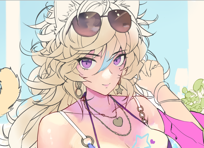 やっと髪型とかがらしくなってきた。 