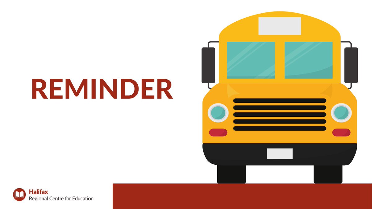 The first day of school is almost here! 

Don't forget to check the BusPlanner Parent Portal to review routing information for the upcoming year.

If you have questions or need assistance with logging in, don't hesitate to contact us at transportation@hrce.ca or 902-431-4723.