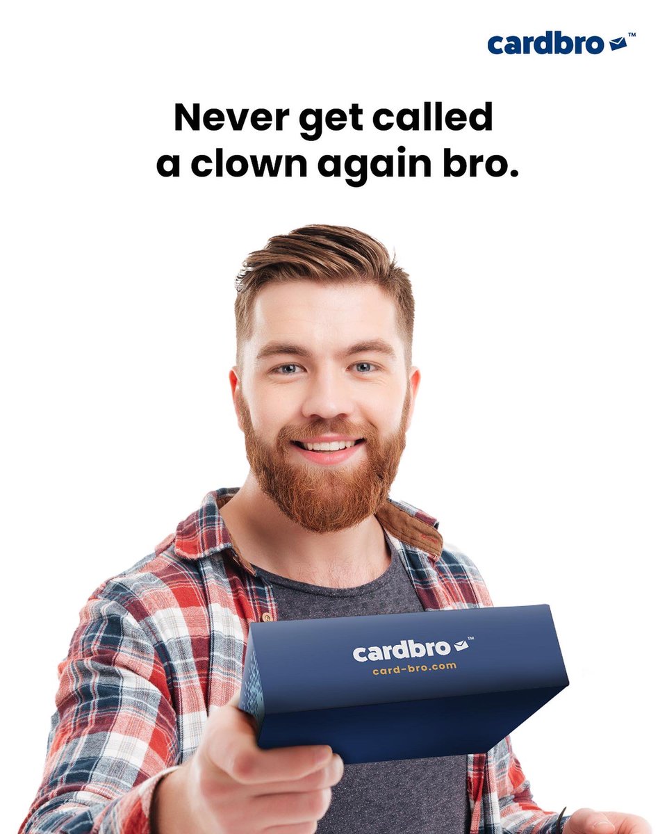 cardbro_'s tweet photo. We know your love for your S/O is no joke. We take you seriously, bro. That's why we are at your service with a year's supply of thoughtful gifting, so you never have to look like a clown again. #CardBro #BecomeAThoughtfulBro https://t.co/WWR9KoCEkA