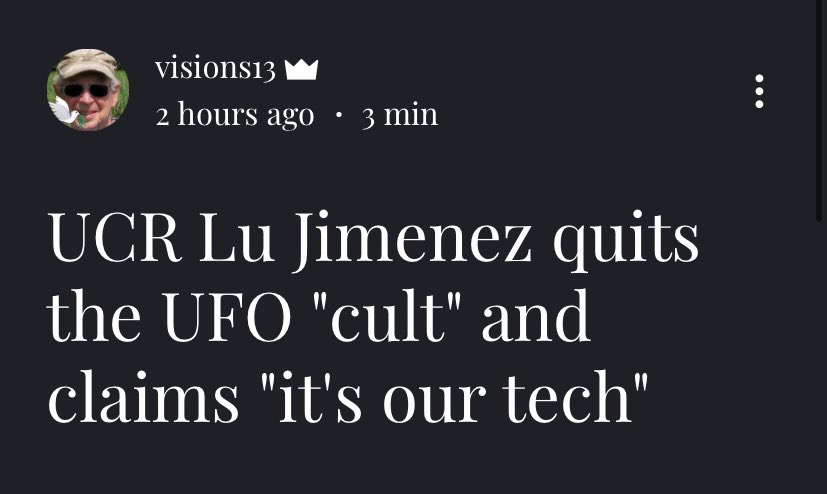 EndSecrecyUAP's tweet photo. https://t.co/KChYaEiBSy

Lu J - Calls the believers he milked from superchats (less than two weeks ago) a ‘cult’ and magically now doesn’t believe in aliens or the Congressional campaign he financially benefited from. 

#ufotwitter is better off without this grifter. https://t.co/yCdoYLOOTf