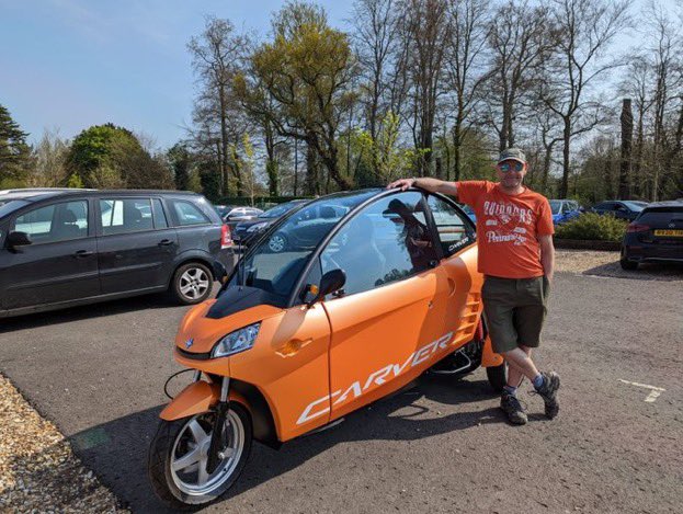 SingleOccupant's tweet photo. @DavidZipper Electric cars allow single-width ๐ designs which are far less likely to collide with other vehicles or property compared with side-seated ๐ designs. Regarding safety, weight is less weighty than width. #ThinMobility #WidthMatters #ThinWins https://t.co/hpog3t12yS