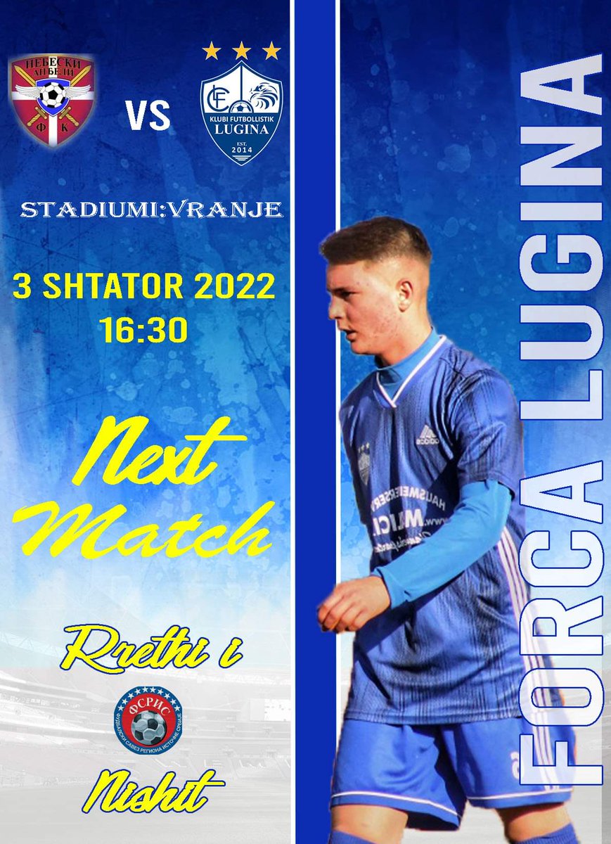 Java e 4-të e Ligës së Rrethit Nishit (Zona Jug)

N.Andjeli 🆚 LUGINA

🏟 Vranje
⏰ 16:30
🏆 Liga e Rrethit Nishit
🗓 03.09.2022 e Shtunë

K.F.LUGINA KRENARIA E LUGINES PRESHEVËS
