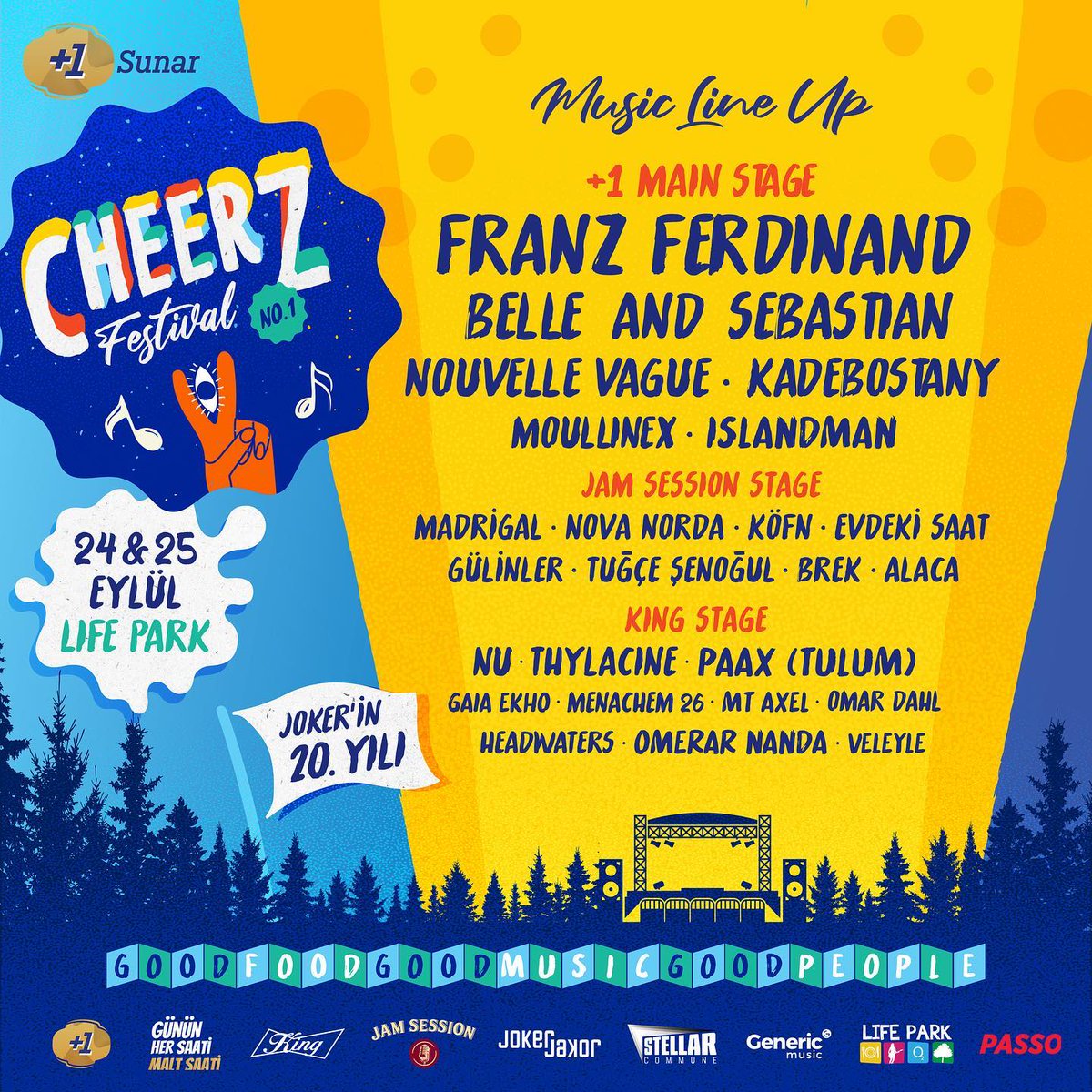 Just a few weeks until our September shows in Spain, Greece and Turkey!

<a href="/ourfest_gal/">OUR FEST</a> tickets: ourfest.gal
Athens tickets: viva.gr/tickets/music/…
<a href="/CheerzFest/">Cheerz Festival</a> tickets: passo.com.tr/tr/etkinlik-gr…